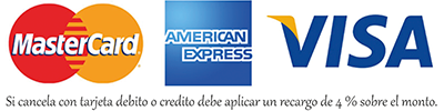 Realizar Pago Tarjeta Debito / Credito **Recargo: 4%**